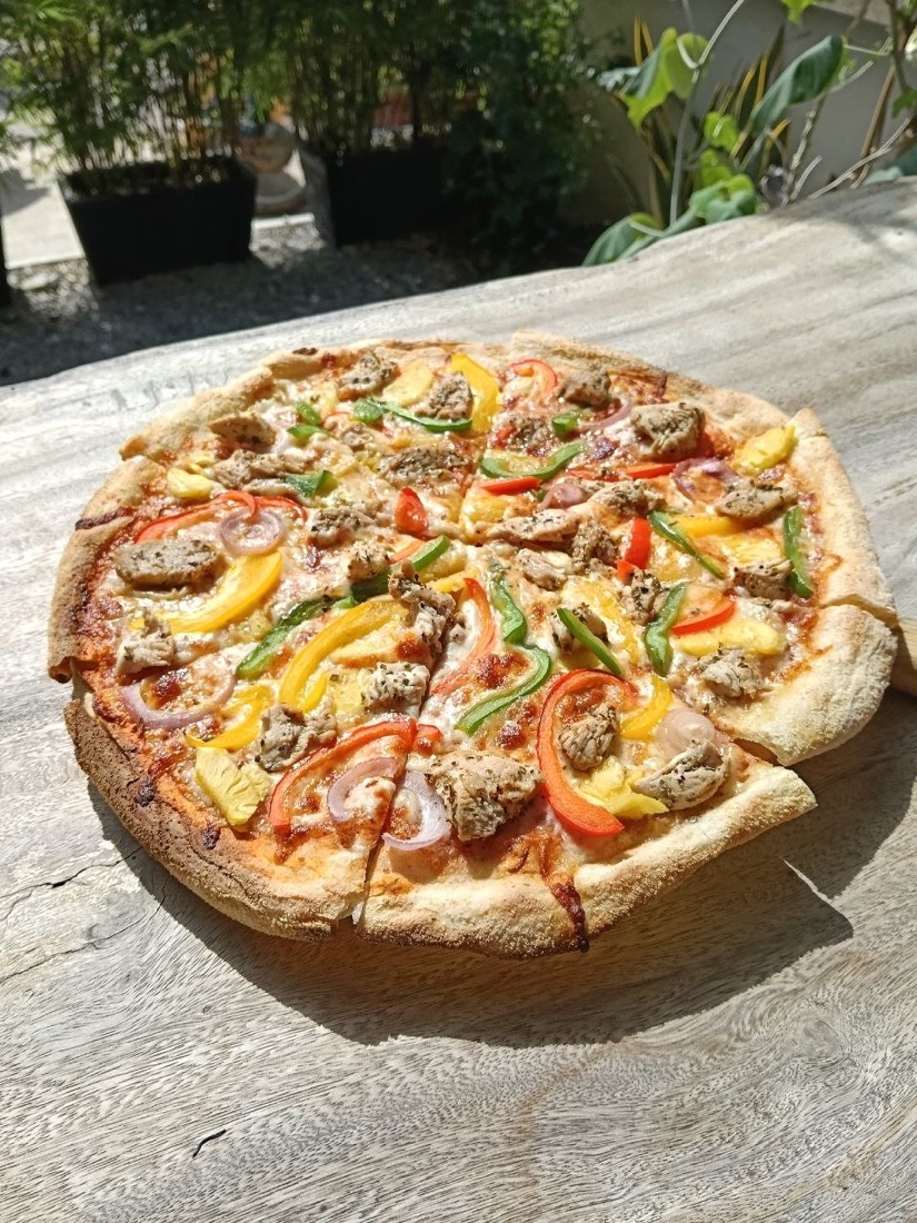 Wood-fired pizza