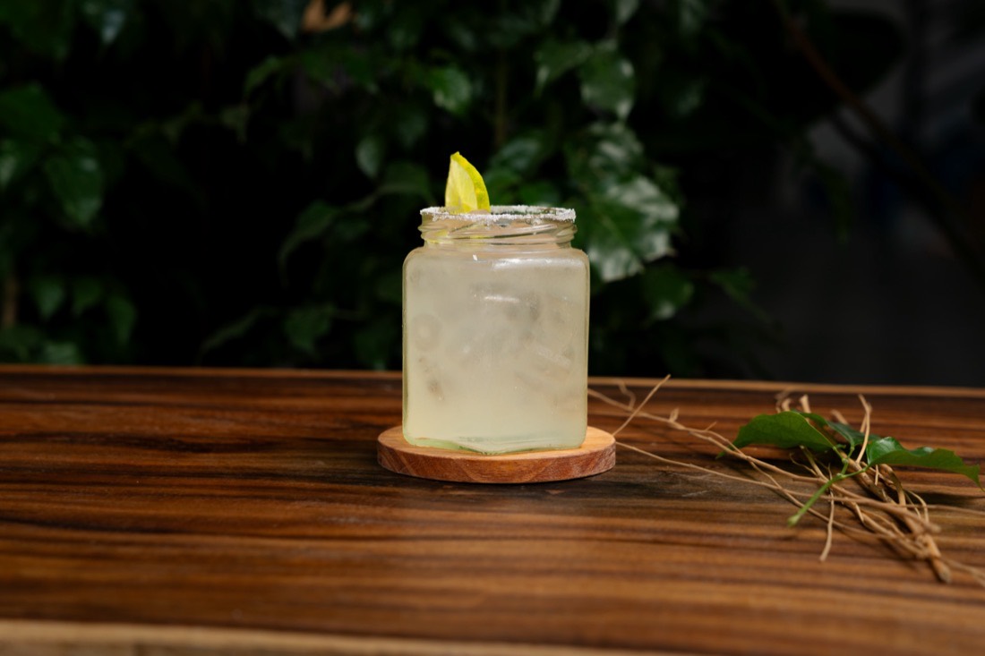 Margarita from the bar