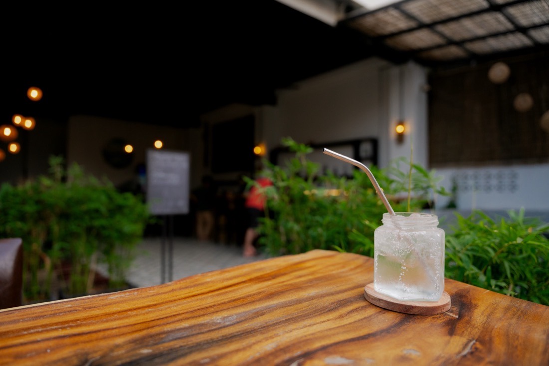 A cold one in the garden